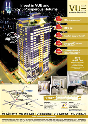 Vue Residence @ Jalan Pahang, Kuala Lumpur